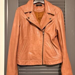 Able Tan Leather Jacket